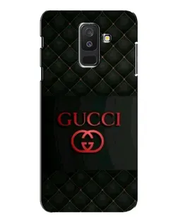 Чехол для Samsung Galaxy A6 Plus 2018 (A605) с картинкой «Gucci — стеганый черный»