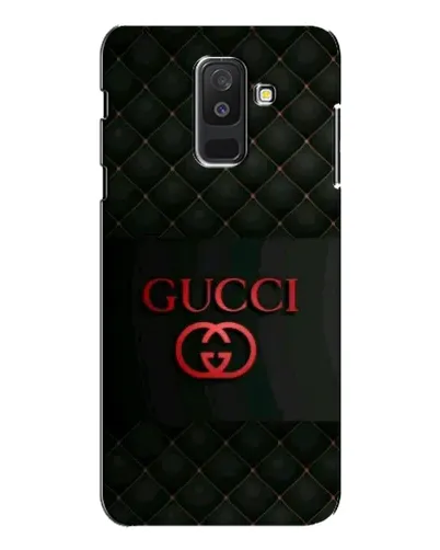 Чехол для Samsung Galaxy A6 Plus 2018 (A605) с картинкой «Gucci — стеганый черный»