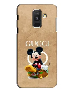 Чехол для Samsung Galaxy A6 Plus 2018 (A605) с картинкой «Микки Маус Gucci — крафт»