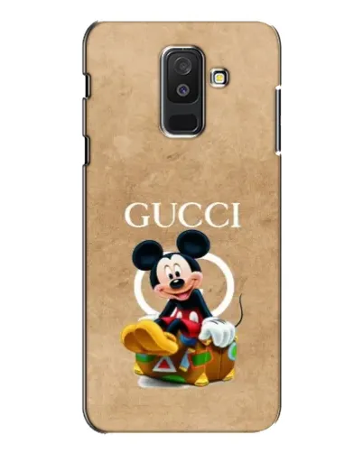 Чехол для Samsung Galaxy A6 Plus 2018 (A605) с картинкой «Микки Маус Gucci — крафт»