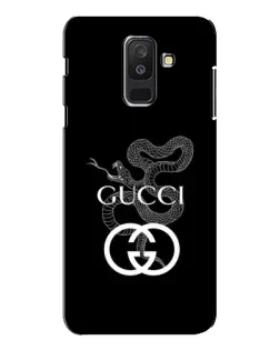 Чехол для Samsung Galaxy A6 Plus 2018 (A605) с картинкой «Gucci — серебряная змея»