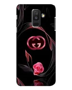 Чехол для Samsung Galaxy A6 Plus 2018 (A605) с картинкой «Gucci — неоновая роза»