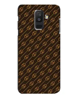Чехол для Samsung Galaxy A6 Plus 2018 (A605) с картинкой «Gucci — золотые диагонали»