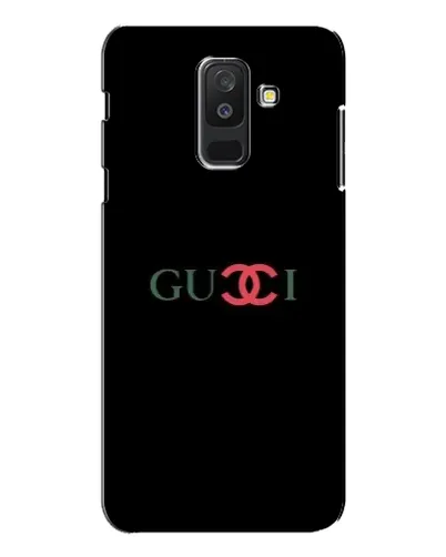 Чехол для Samsung Galaxy A6 Plus 2018 (A605) с картинкой «Gucci — красный градиент»