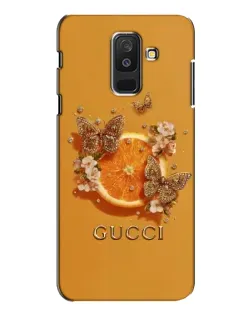 Чохол для Samsung Galaxy A6 Plus 2018 (A605) з картинкою «Gucci — золоті метелики»