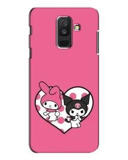 Чехол для Samsung Galaxy A6 Plus 2018 (A605) с картинкой «Kuromi и My Melody»