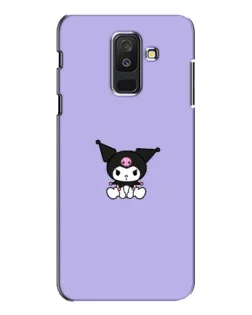 Чехол для Samsung Galaxy A6 Plus 2018 (A605) с картинкой «Kuromi — фиолетовый минимализм»
