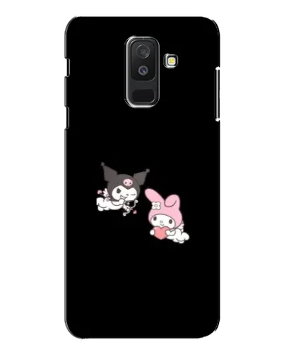 Чехол для Samsung Galaxy A6 Plus 2018 (A605) с картинкой «My Melody и Kuromi»