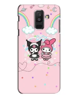 Чехол для Samsung Galaxy A6 Plus 2018 (A605) с картинкой «My Melody и Kuromi»