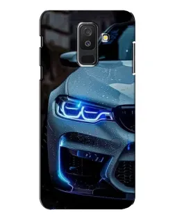 Чохол для Samsung Galaxy A6 Plus 2018 (A605) з картинкою «Погляд BMW з синіми фарами»
