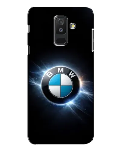 Чохол для Samsung Galaxy A6 Plus 2018 (A605) з картинкою «BMW — неонове сяйво»