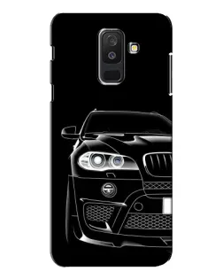 Чохол для Samsung Galaxy A6 Plus 2018 (A605) з картинкою «Темний силует BMW»