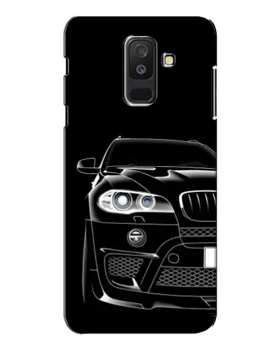 Чохол для Samsung Galaxy A6 Plus 2018 (A605) з картинкою «Темний силует BMW»