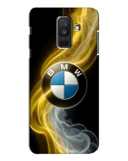 Чохол для Samsung Galaxy A6 Plus 2018 (A605) з картинкою «Золотистий дим BMW»