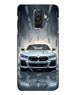 Чохол для Samsung Galaxy A6 Plus 2018 (A605) з картинкою «BMW у світлі фар»