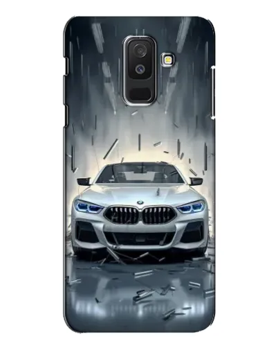 Чохол для Samsung Galaxy A6 Plus 2018 (A605) з картинкою «BMW у світлі фар»
