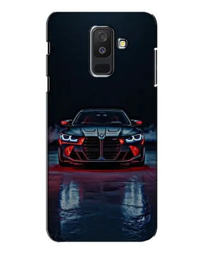 Чохол для Samsung Galaxy A6 Plus 2018 (A605) з картинкою «BMW на мокрій дорозі»