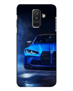 Чохол для Samsung Galaxy A6 Plus 2018 (A605) з картинкою «Блакитна BMW M4»