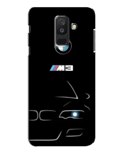Чохол для Samsung Galaxy A6 Plus 2018 (A605) з картинкою «Мінімалістичний принт BMW M3»