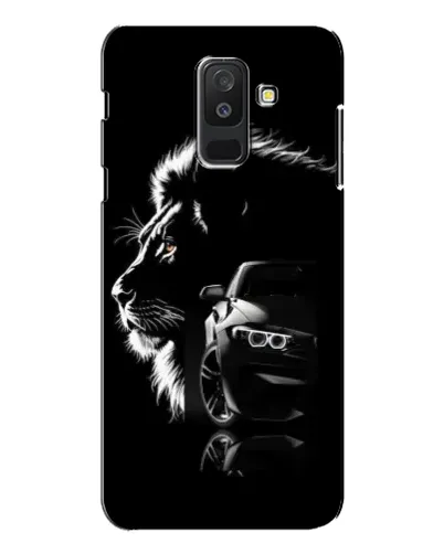 Чохол для Samsung Galaxy A6 Plus 2018 (A605) з картинкою «BMW та лев»