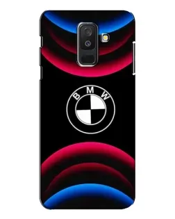 Чохол для Samsung Galaxy A6 Plus 2018 (A605) з картинкою «Логотип BMW та неонові дуги»