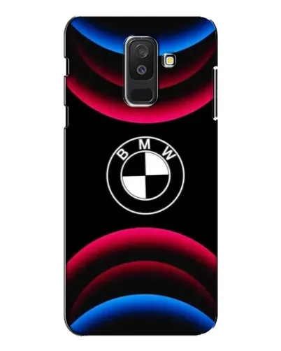 Чохол для Samsung Galaxy A6 Plus 2018 (A605) з картинкою «Логотип BMW та неонові дуги»
