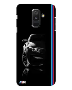 Чохол для Samsung Galaxy A6 Plus 2018 (A605) з картинкою «Силует BMW в темряві»