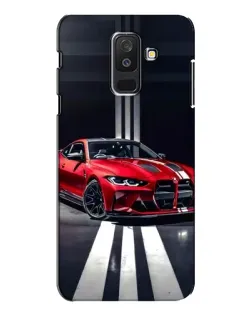 Чохол для Samsung Galaxy A6 Plus 2018 (A605) з картинкою «Червона BMW на дорозі»