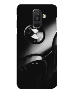 Чохол для Samsung Galaxy A6 Plus 2018 (A605) з картинкою «Емблема BMW — макро»