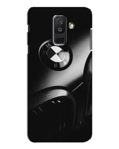 Чохол для Samsung Galaxy A6 Plus 2018 (A605) з картинкою «Емблема BMW — макро»