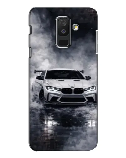 Чохол для Samsung Galaxy A6 Plus 2018 (A605) з картинкою «BMW крізь туман»