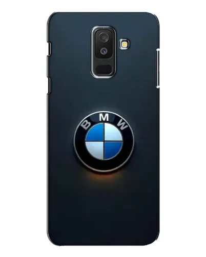 Чохол для Samsung Galaxy A6 Plus 2018 (A605) з картинкою «Логотип BMW — мінімалізм»