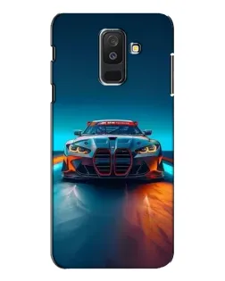 Чохол для Samsung Galaxy A6 Plus 2018 (A605) з картинкою «BMW — вогні неону»