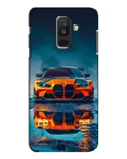 Чохол для Samsung Galaxy A6 Plus 2018 (A605) з картинкою «BMW — золота емблема»