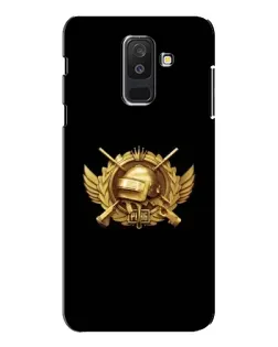 Чохол для Samsung Galaxy A6 Plus 2018 (A605) з картинкою «PUBG — помаранчевий градієнт»