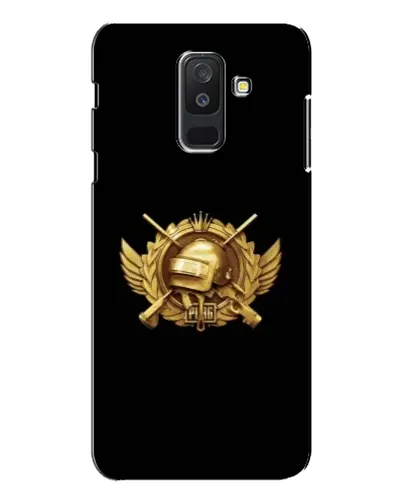 Чехол для Samsung Galaxy A6 Plus 2018 (A605) с картинкой «PUBG — оранжевый градиент»