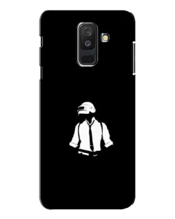 Чехол для Samsung Galaxy A6 Plus 2018 (A605) с картинкой «PUBG — белый шлем»