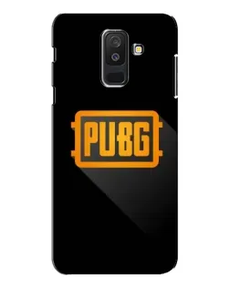 Чехол для Samsung Galaxy A6 Plus 2018 (A605) с картинкой «PUBG — рамка лого»