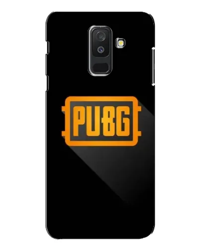 Чехол для Samsung Galaxy A6 Plus 2018 (A605) с картинкой «PUBG — рамка лого»