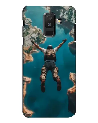 Чехол для Samsung Galaxy A6 Plus 2018 (A605) с картинкой «PUBG — свободное падение»