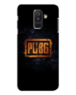 Чехол для Samsung Galaxy A6 Plus 2018 (A605) с картинкой «PUBG — золотой логотип»