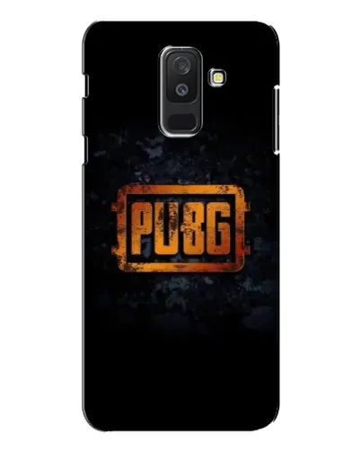 Чехол для Samsung Galaxy A6 Plus 2018 (A605) с картинкой «PUBG — золотой логотип»