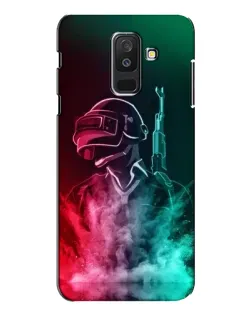 Чехол для Samsung Galaxy A6 Plus 2018 (A605) с картинкой «PUBG — огненный воин»