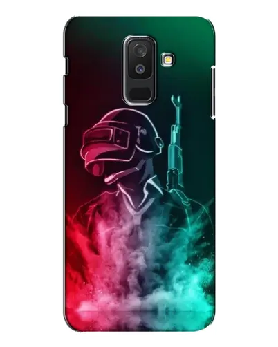 Чехол для Samsung Galaxy A6 Plus 2018 (A605) с картинкой «PUBG — огненный воин»