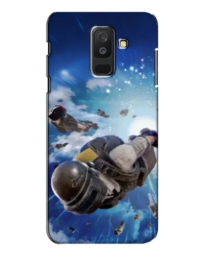 Чехол для Samsung Galaxy A6 Plus 2018 (A605) с картинкой «Десант PUBG — прыжок»