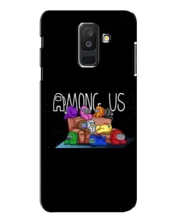 Чехол для Samsung Galaxy A6 Plus 2018 (A605) с картинкой «Логотип Among Us» Чехол для Samsung Galaxy A6 Plus 2018 (A605) с картинкой «Логотип Among Us»
