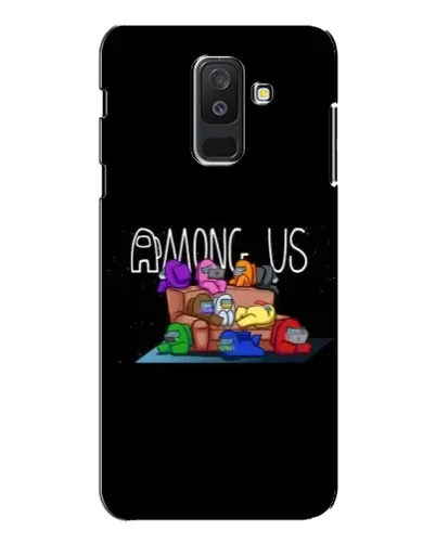 Чохол для Samsung Galaxy A6 Plus 2018 (A605) з картинкою «Логотип Among Us» Чохол для Samsung Galaxy A6 Plus 2018 (A605) з картинкою «Логотип Among Us»