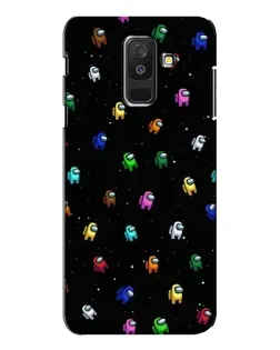 Чохол для Samsung Galaxy A6 Plus 2018 (A605) з картинкою «Екіпаж Among Us»