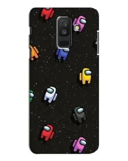 Чохол для Samsung Galaxy A6 Plus 2018 (A605) з картинкою «Космічний патерн Among Us»