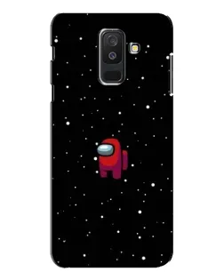 Чохол для Samsung Galaxy A6 Plus 2018 (A605) з картинкою «Червоний Among Us»